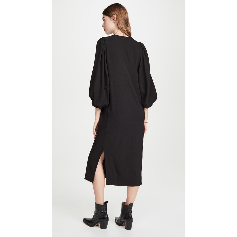 Ganni Heavy Crepe Dress - Picture 2 of 5